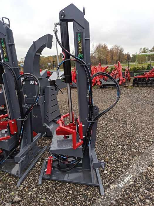 Łuparka pionowa hydrauliczna elektryczna DEMAROL do klocków Transport