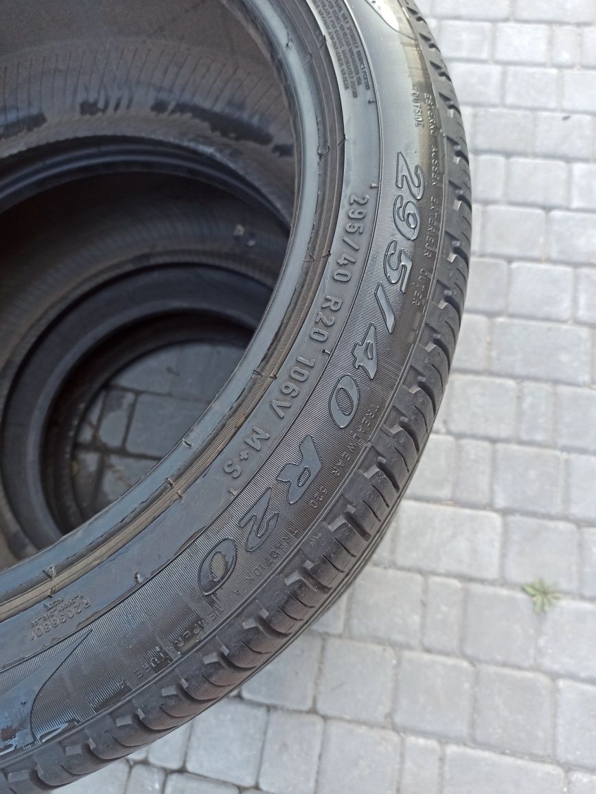 Летние шины пара 295/40 20 Pirelli Scorpion Verde 5мм резина