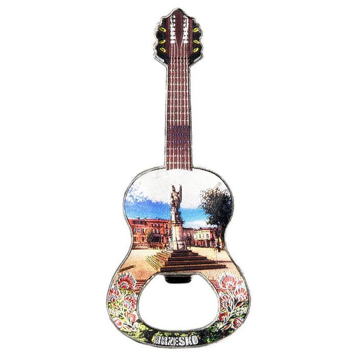 Magnes na lodówkę gitara Brzesko Figura św. Floriana
