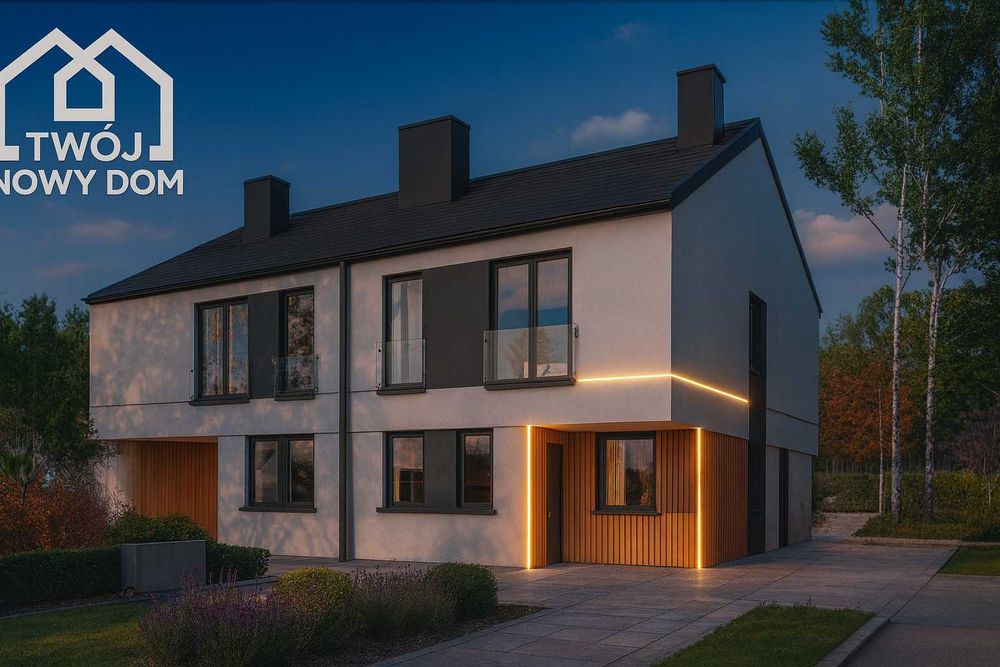 DOM 104m² z ogródkiem 140m² na SPRZEDAŻ