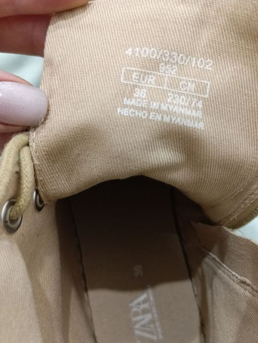 Демісезонні черевики ZARA для дівчинки
