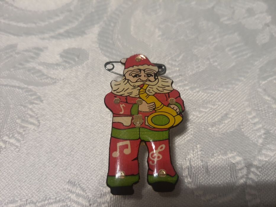 Przypinka broszka Święty Mikołaj