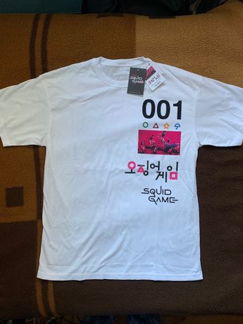 Camisola Squid Games t-shirt merchandising oficial