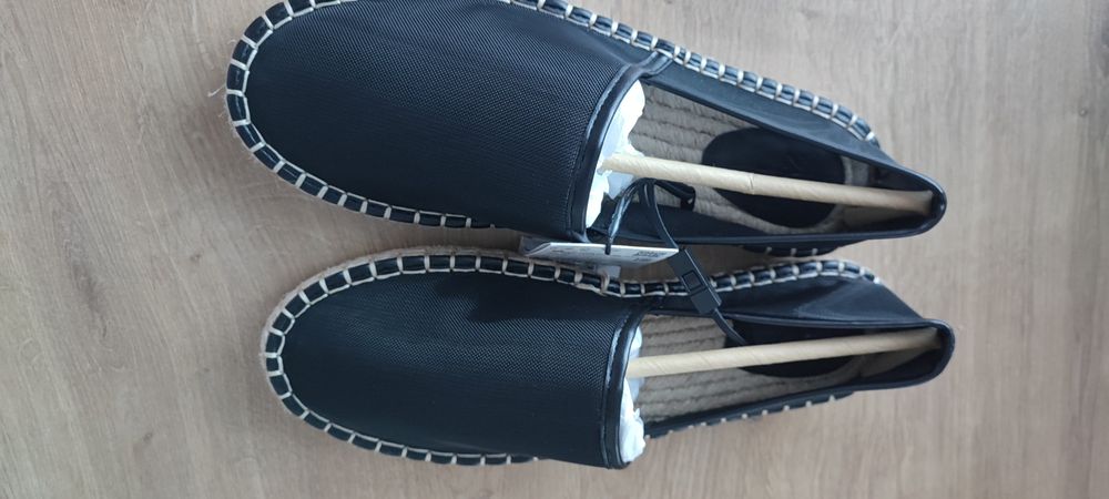 Espadryle czarne Zara