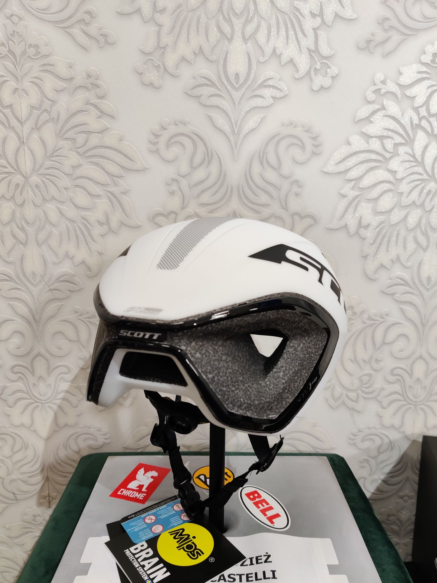 Kask rowerowy Scott Cadence plus aero pokrowiec MIPS L