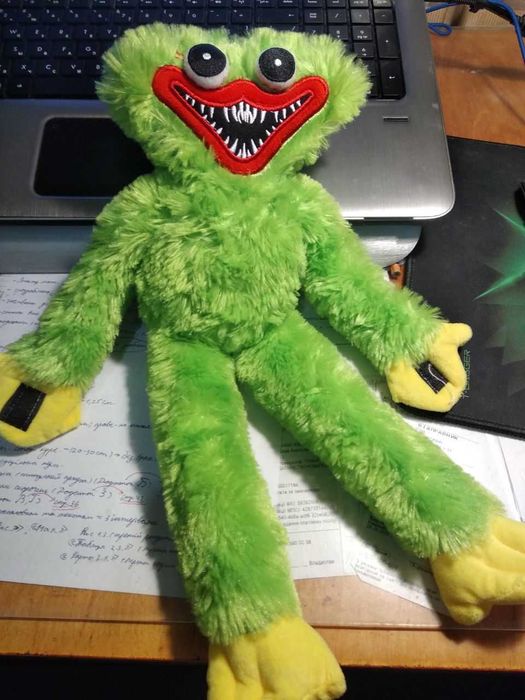 Хаги Ваги зеленая мягкая игрушка 40 см