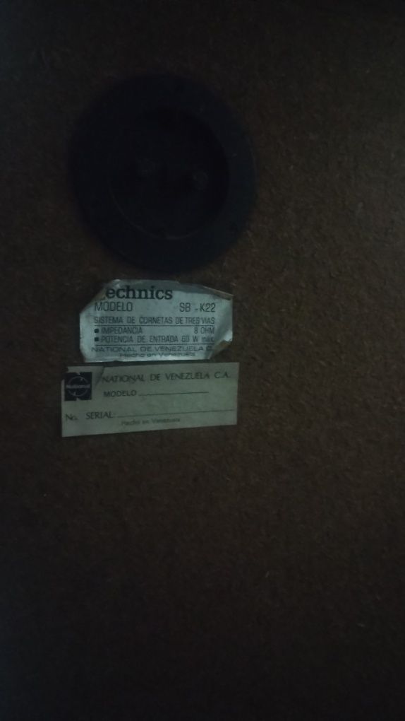 Par de Colunas de som TECNICS