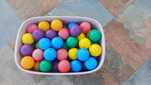 Bolinhas brincar coloridas