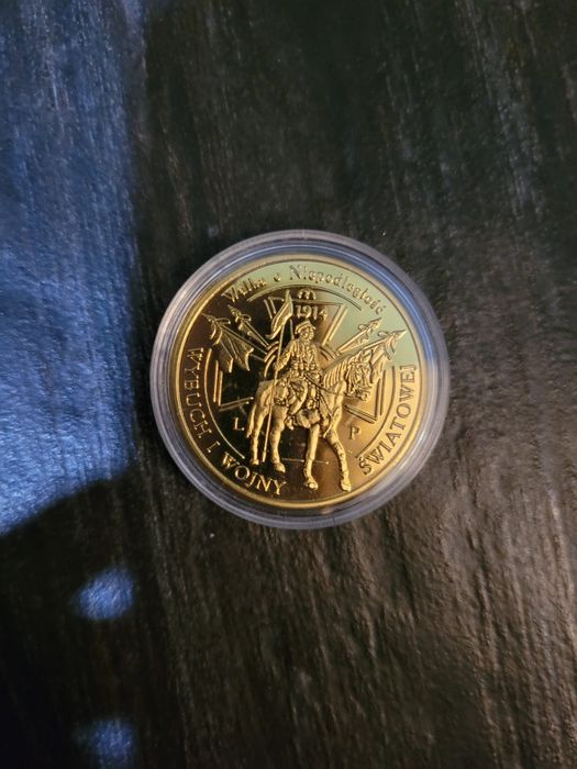 Numizmaty pozłacane 100 rocznica odzyskania niepodległości