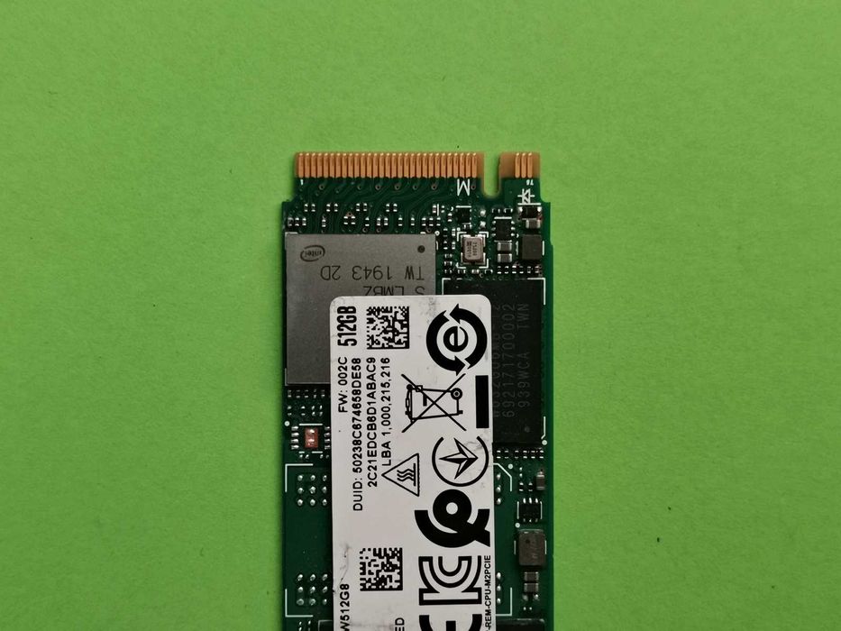 SSD M2 PCie 512GB iNTeL 660p