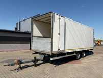 Plandex Przyczepa tandem IZOTERMA + WINDA / PRZEJAZDOWA / DMC 10.900kg / osie BPW