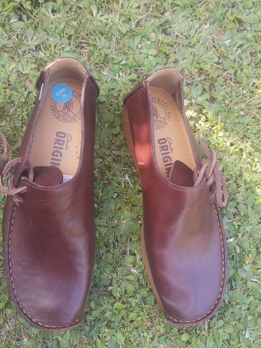 clarks skórzane półbuty damskie w rozmiarze 39. Nowe