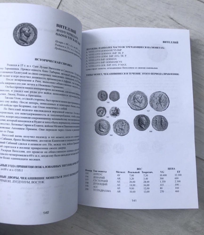 Каталог «Римські імператорські монети»/ «Римские императорские монеты»