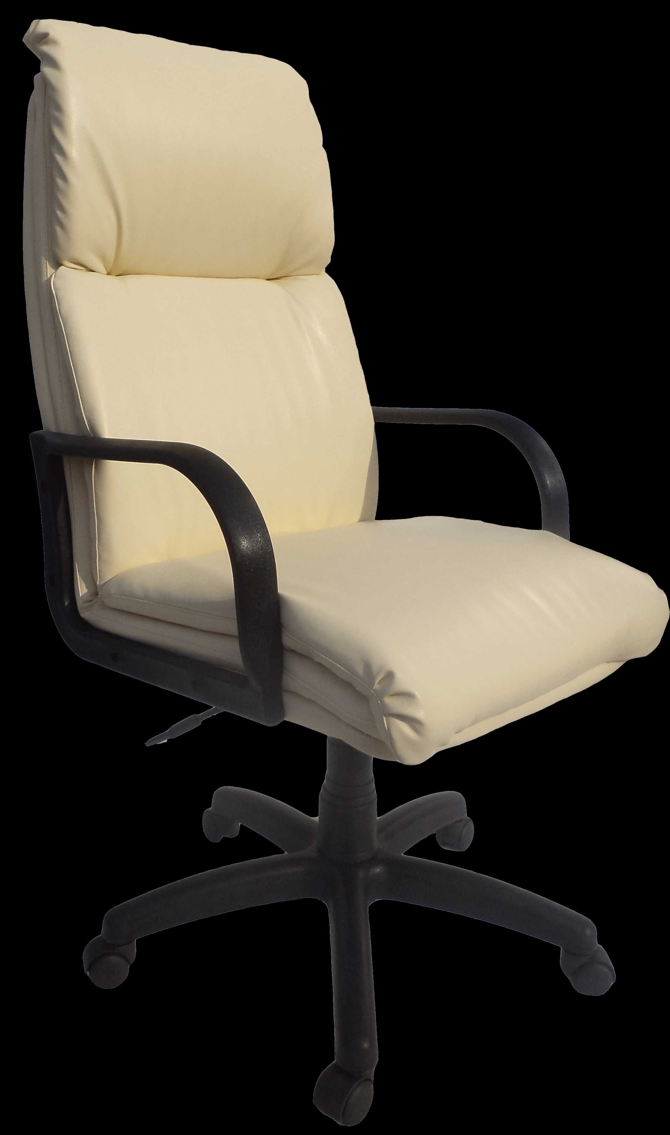 Офісне крісло Марс екошкіра Неаполь колір 17 молочний матовий запчасти