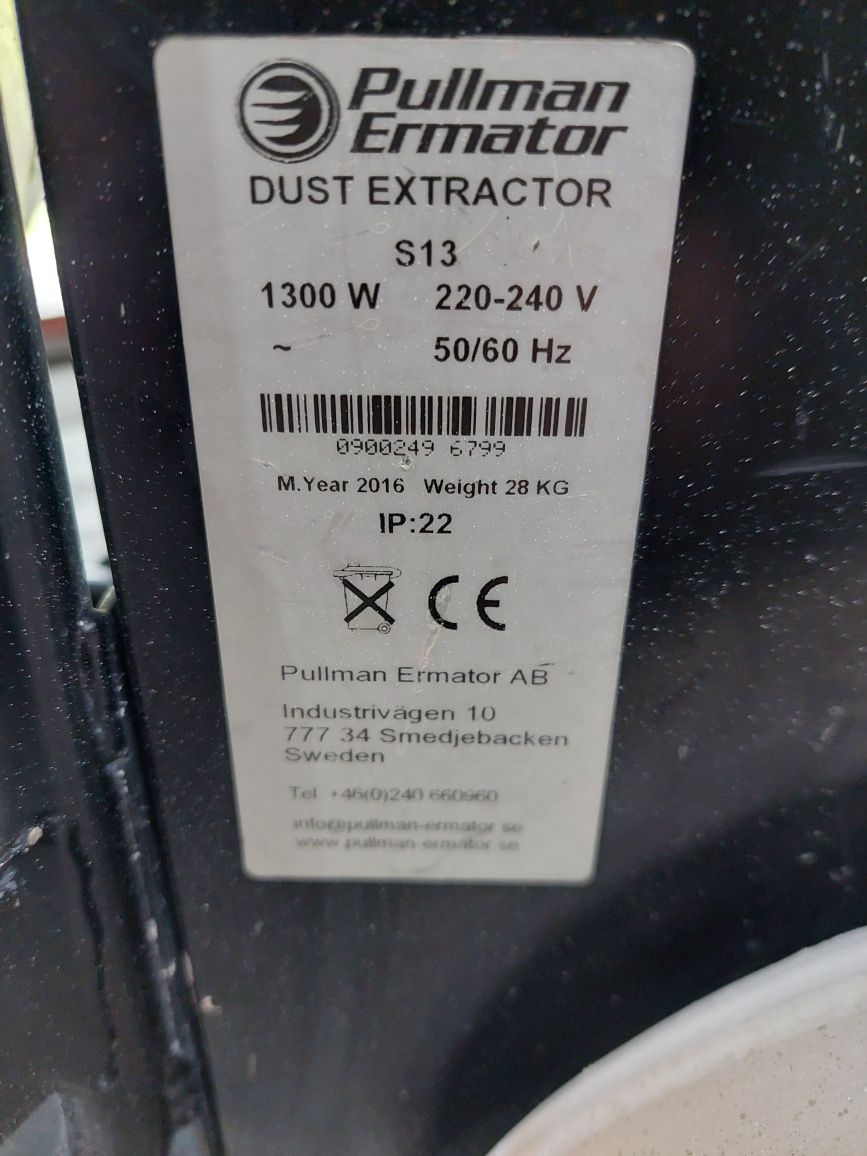 Odkurzacz Pullman S13 Husqvarna do pyłu odpylacz autostart otrząsacz