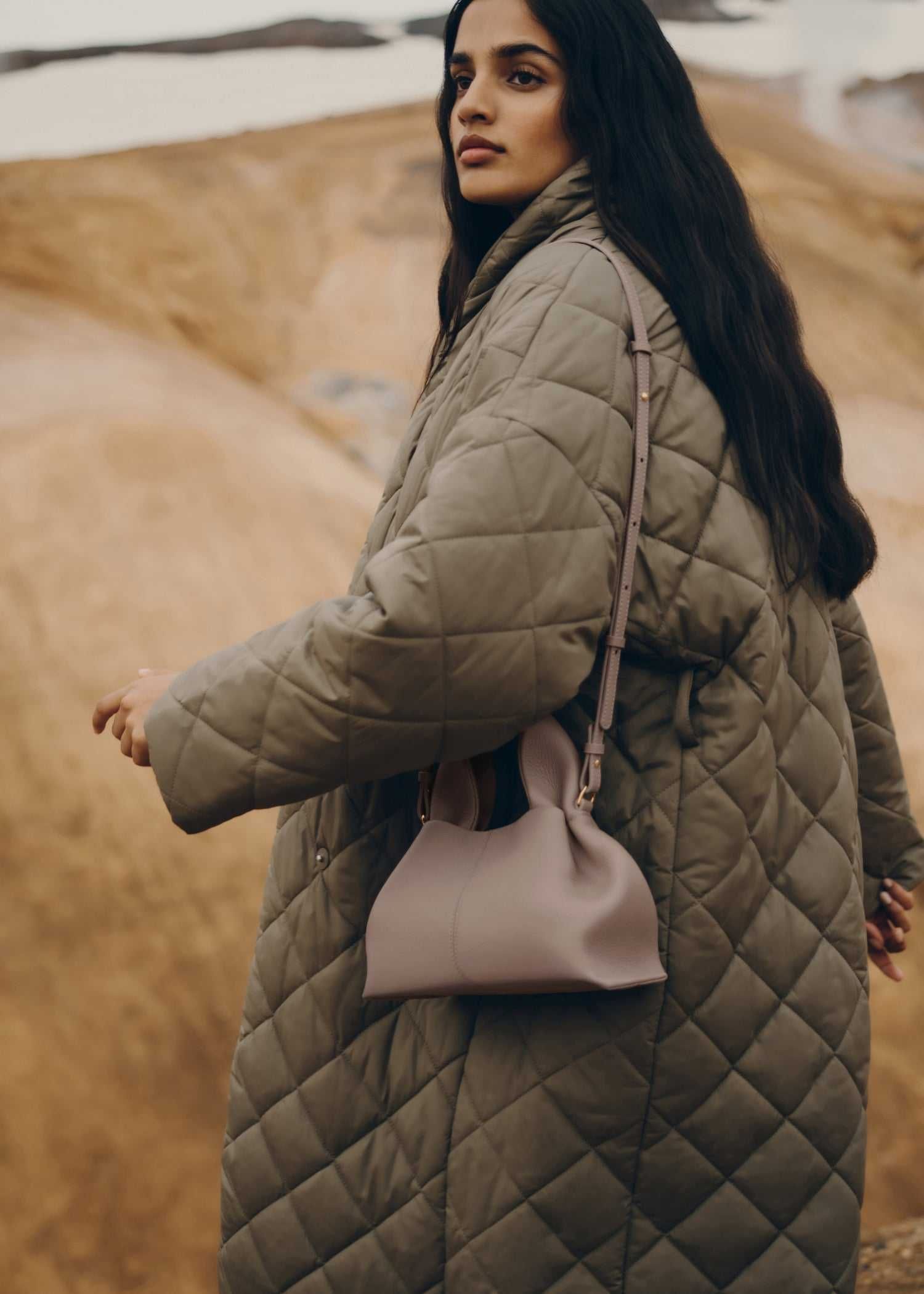 Сумка Polene № 9 Mini Taupe