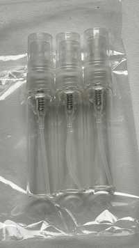 nowy zestaw 3 szklanych atomizerów do perfum o pojemności 5ml