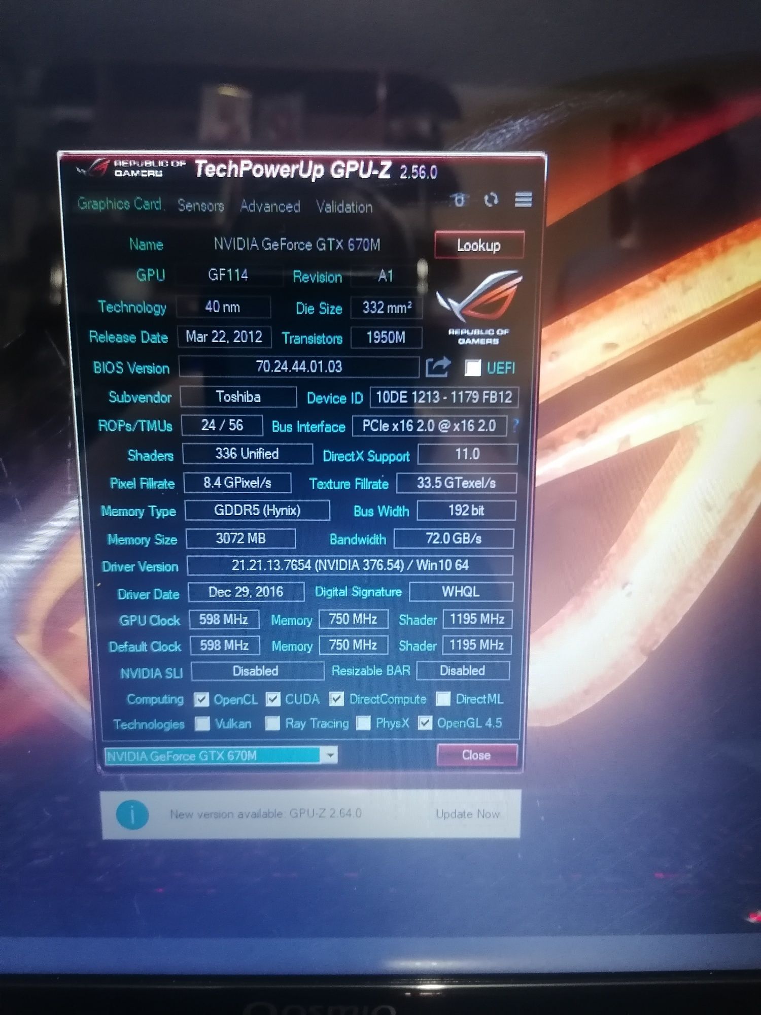 Ігровий ноутбук Toshiba Qosmio X870 16/120/500 Gb