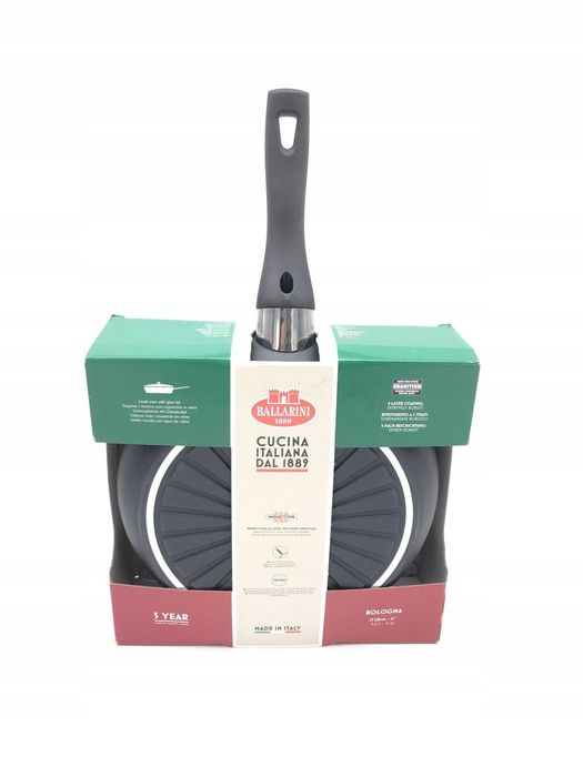 BALLARINI Bologna Granitium patelnia z pokrywką indukcja 28 cm