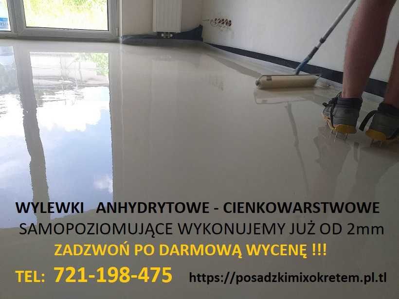 Posadzki mixokretem / wylewki betonowe/ kucie / izolacje / styrobeton