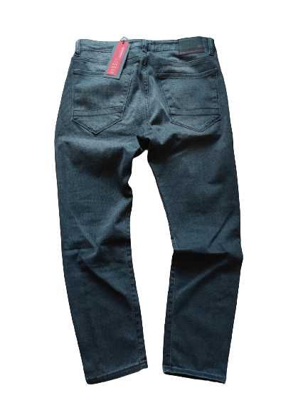 Spodnie 7/8 Jeans Slim Breezy Chinosy Szare 32