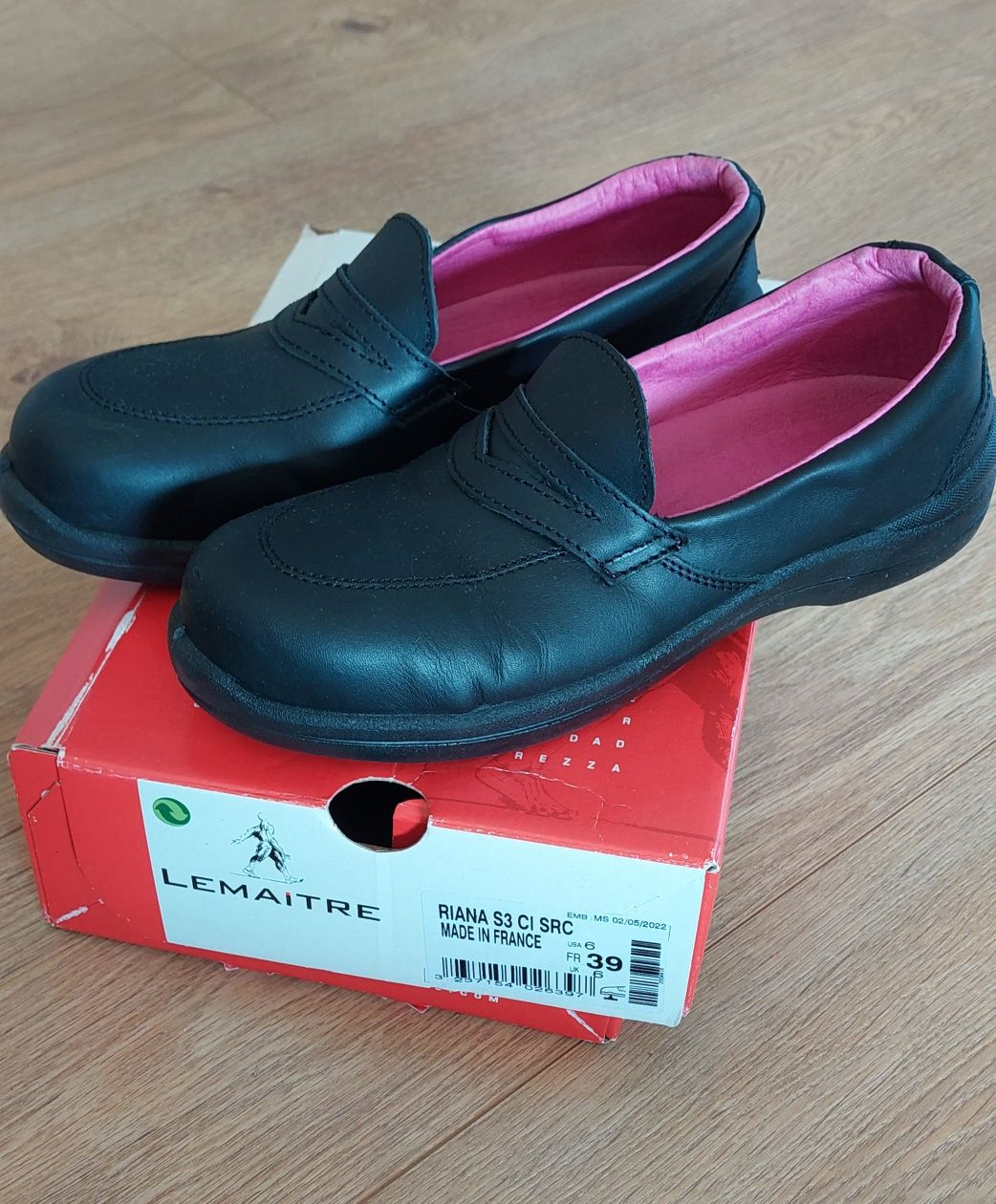 Lemaitre Riana r.39 czarne buty robocze