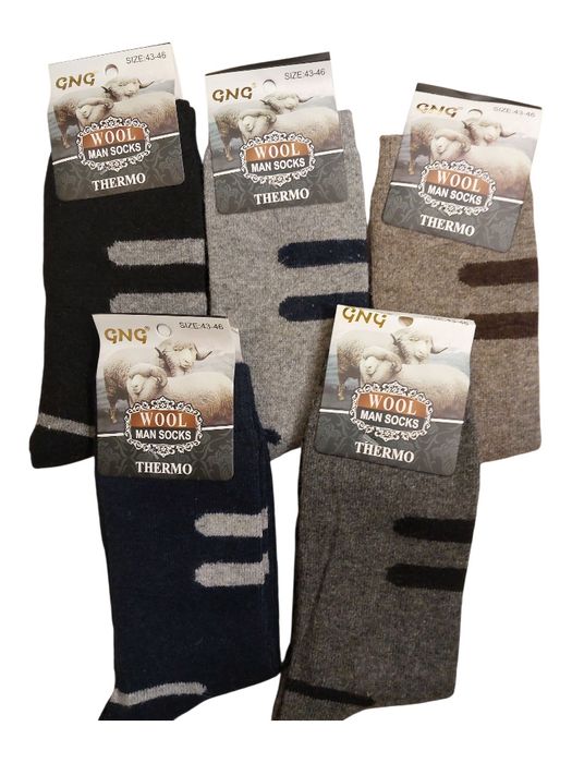 Skarpety męskie wełniane 5x za 28 zł