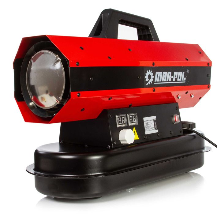 Nagrzewnica olejowa dmuchawa spalinowa termostat 30kW piecyk grzejnik