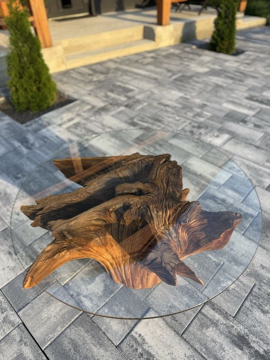 Столик з натурального дерева