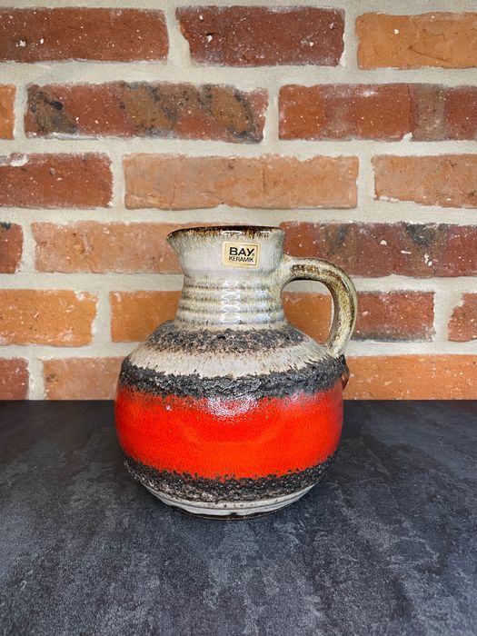 Ceramiczny wazon Bay Keramik 631-20. Ceramika Fat Lava West Germany