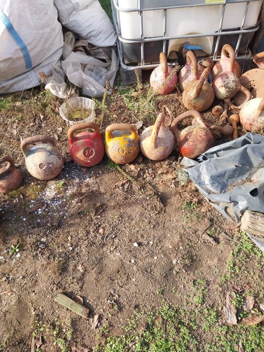 Продам гирі бу в гарному стані само вивоз