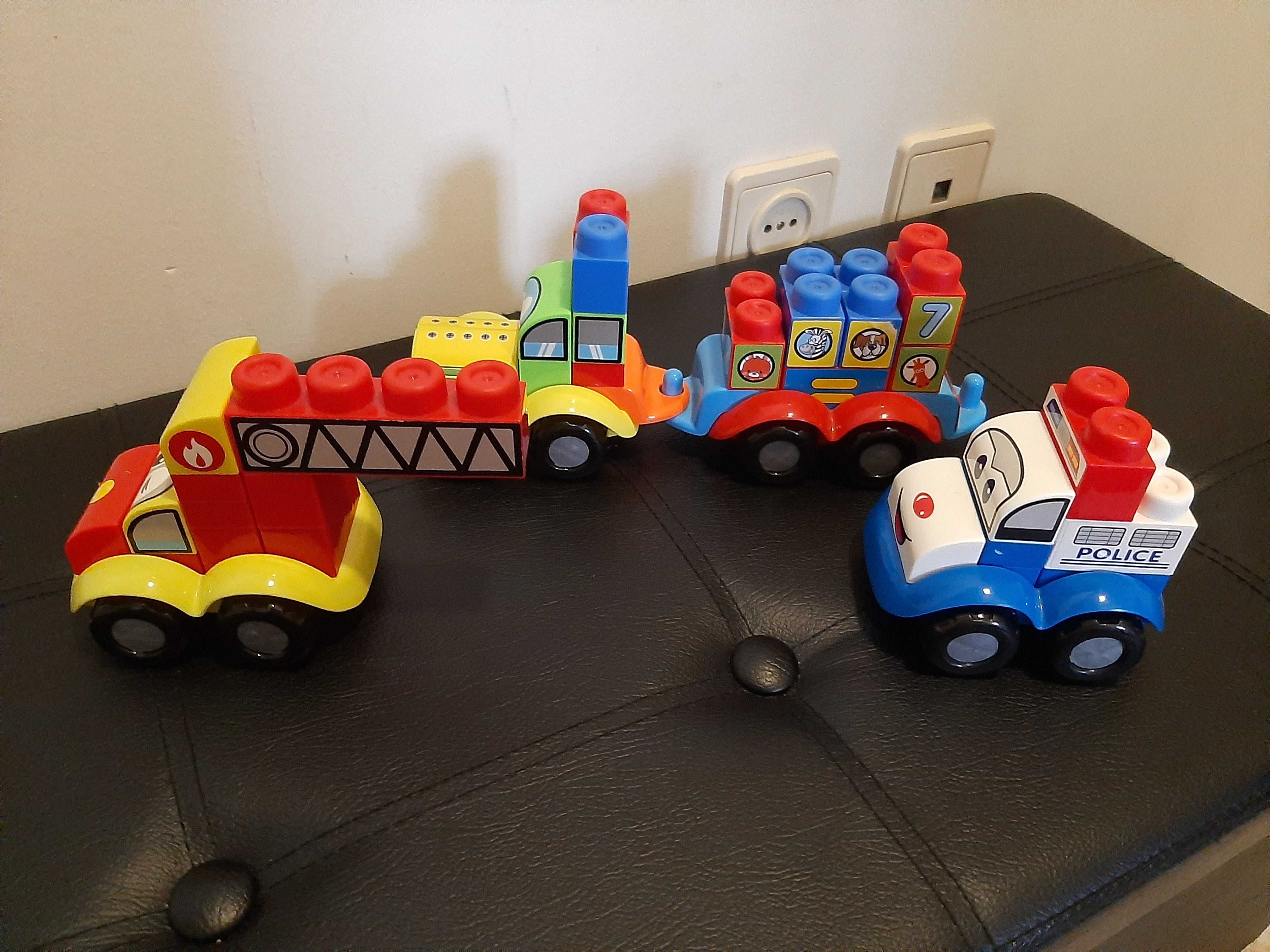 Carros em forma de lego