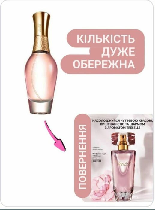 Жіноча парфумерна вода Avon Treselle, 50 мл