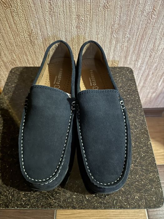 Чоловічі замшеві туфлі-лофери Parrotto, p.43,5