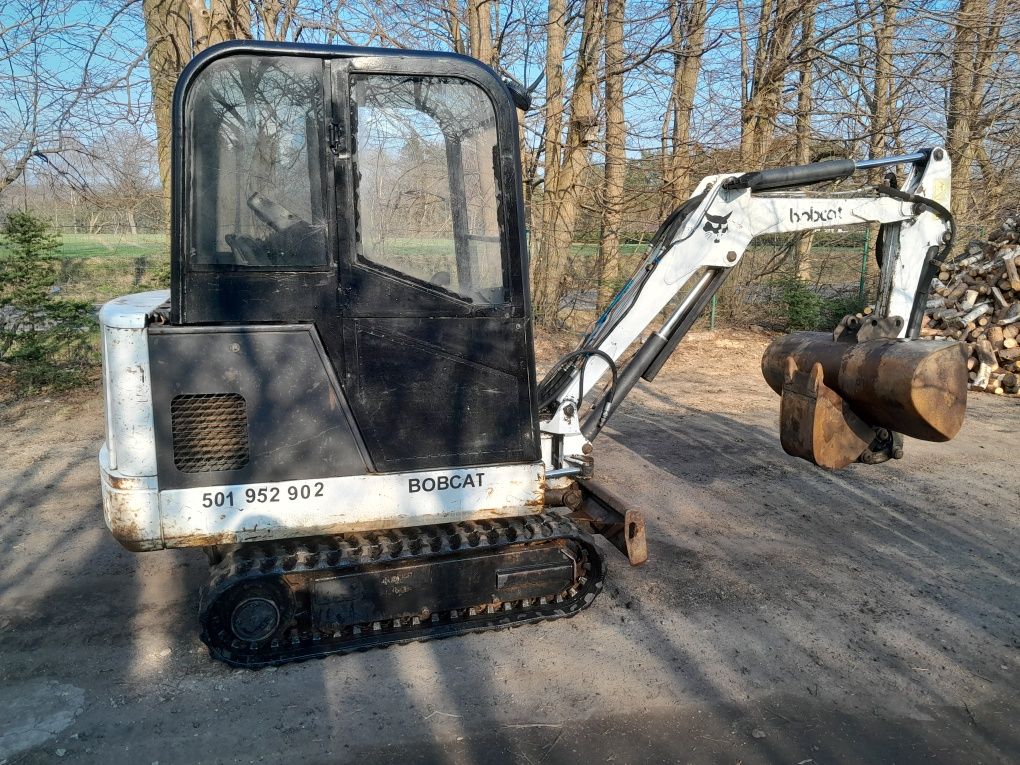 Minikoparka BOBCAT mod K 320 mozliwa zamiana