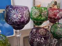 Calices cristal antigos