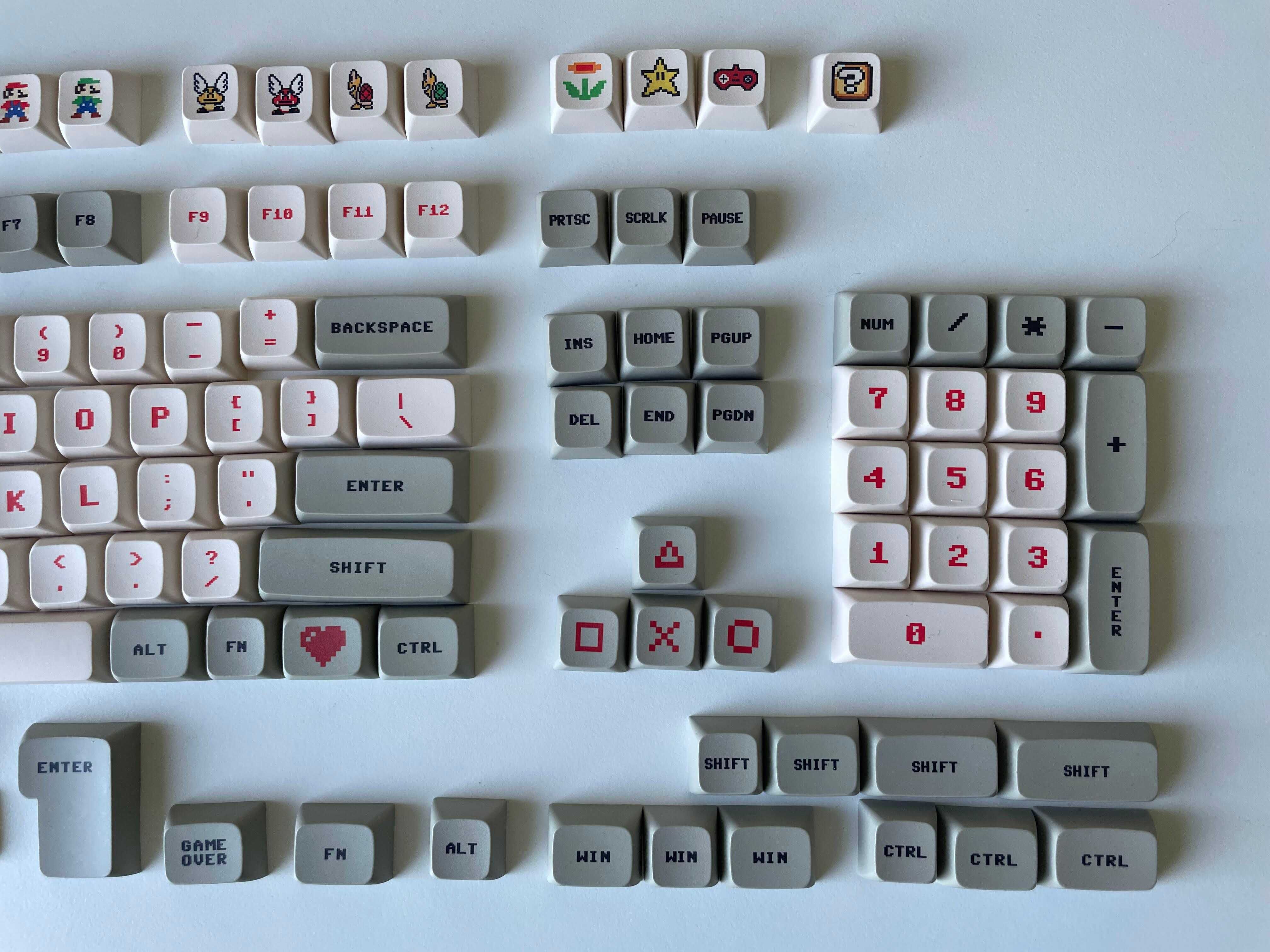 Retro Nintendo theme Keycap set, Кейкапи (120шт) XDA profile