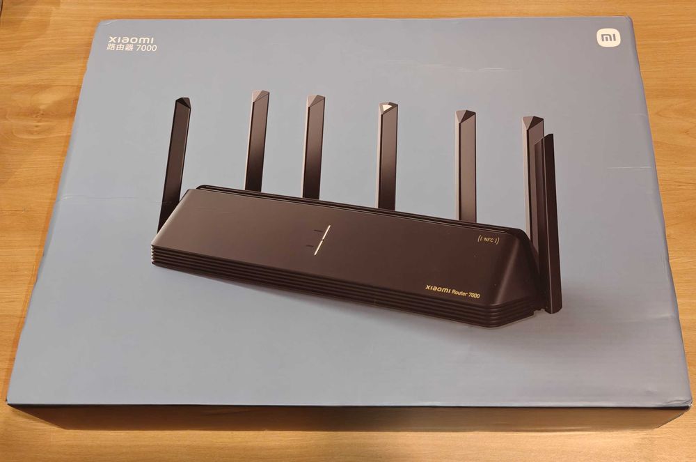 Router xiaomi BE7000 wifi 7 com portas 2.5Gb, USB 3.0 e NFC