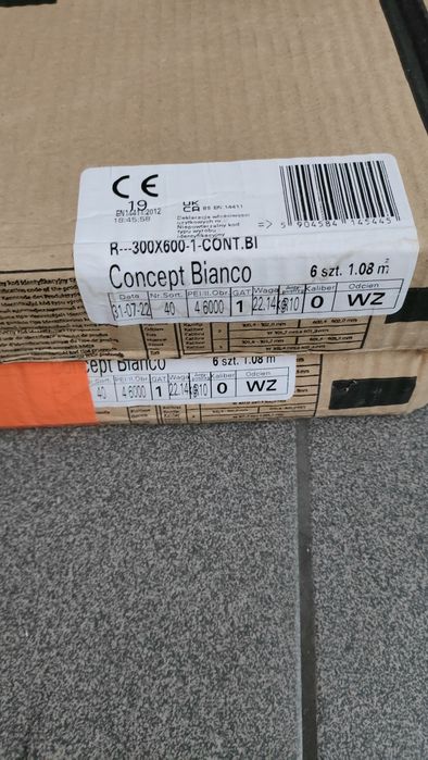 Płytki gres szkliwiony Concept Bianco