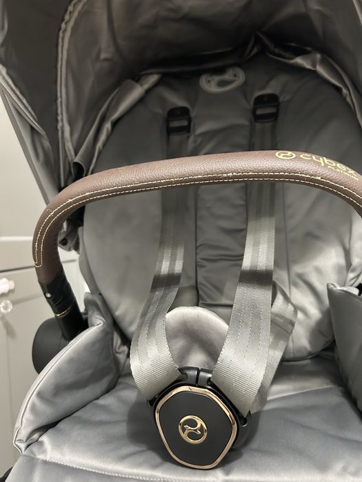 Cybex Priam 4.0 spacerówka gondola + nosidło/fotelik britax