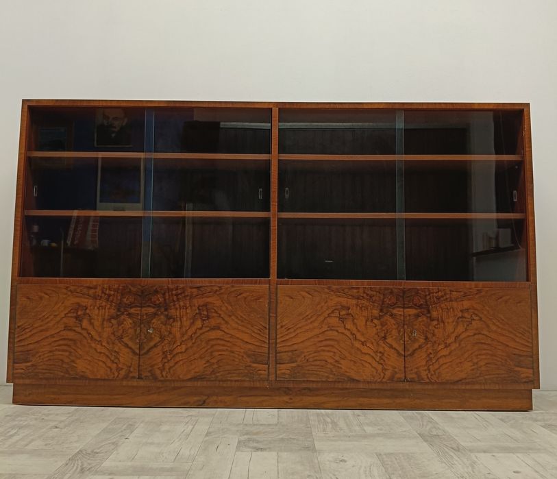 biblioteka Halabala regał na książki półki komoda długa