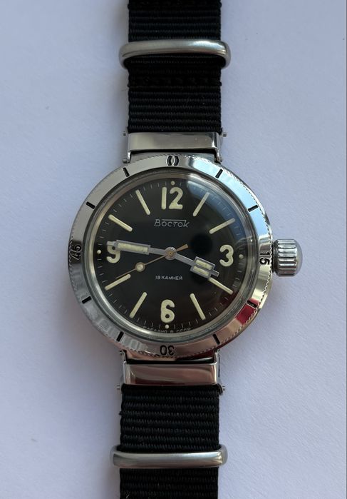 Часы Восток Амфибия 300 метров СССР НВЧ 30
