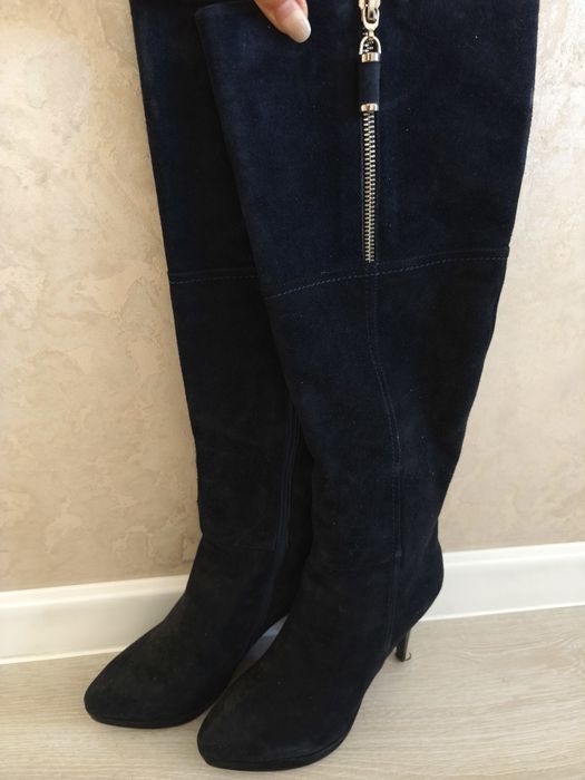 Чоботи ботфорти Kazar 37 натуральні