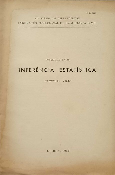 Publicação Nº 45 - Inferência Estatística - Gustavo de Castro