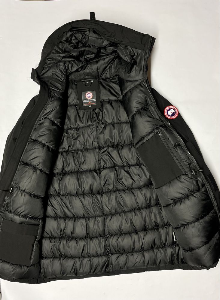 Kurtka Canada Goose down black parka meska ocieplana zimowa r. XXL