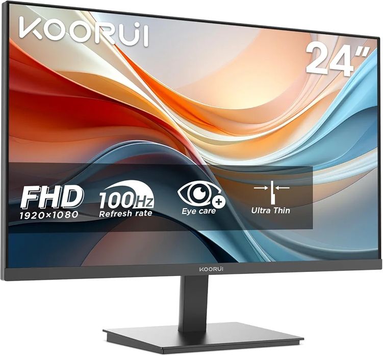 Монітор KOORUI E2412F 24" SRGB 99% FHD Gaming 100Hz VA 1080P 5ms VESA