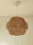 Lampa boho drewniana