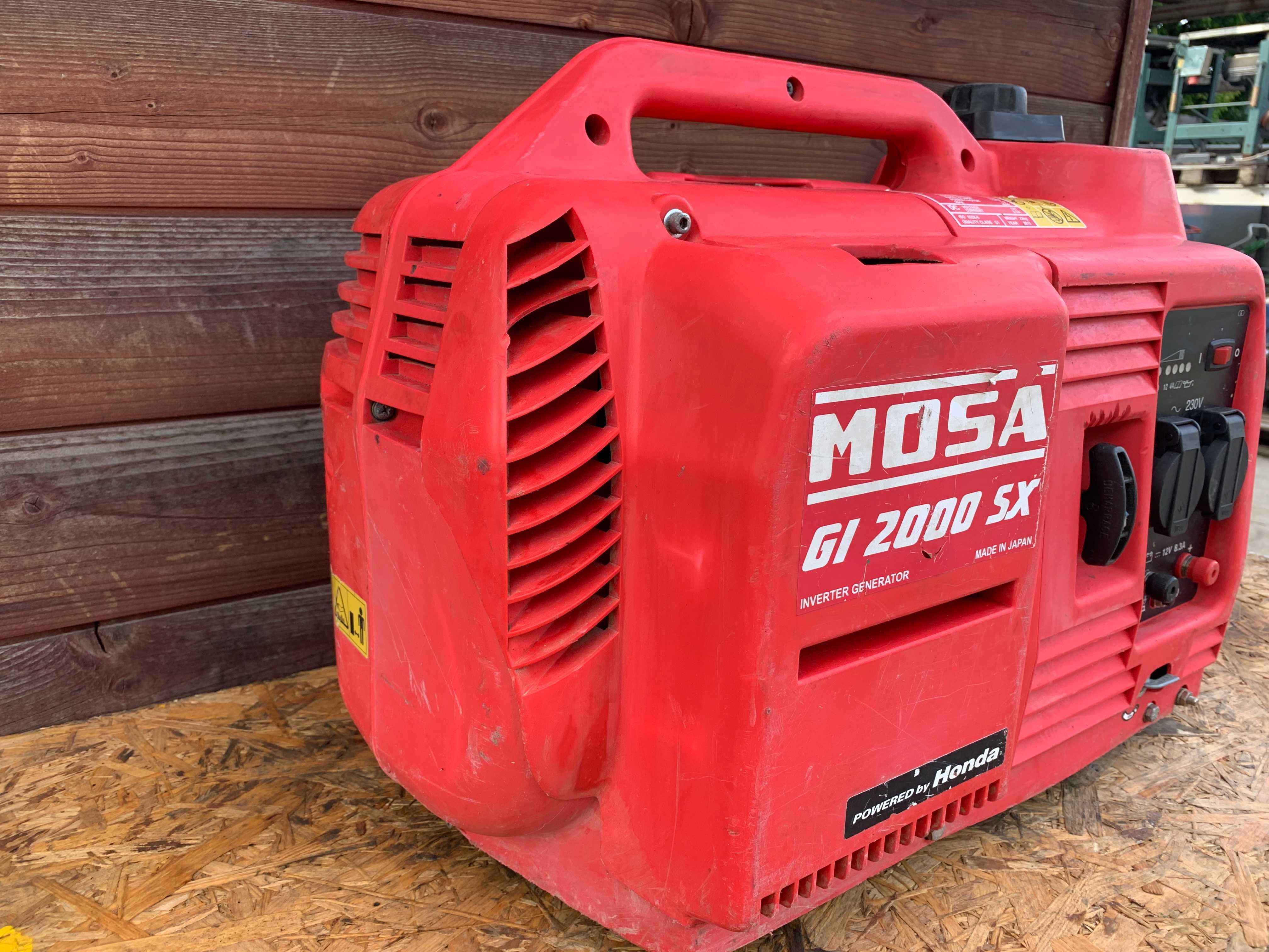 Agregat Prądotwórczy Honda MOSA GI2000 AC DC Cichy Inverter Generator