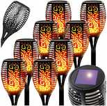Lampa solarna wbijana Bluegarden czarny 51 cm 8 szt.