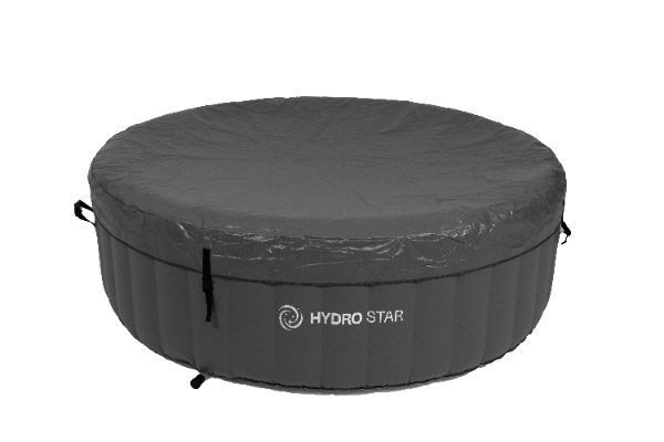 HYDRO STAR spa ogrodowe jacuzzi basen HORIZON SZARY okrągły